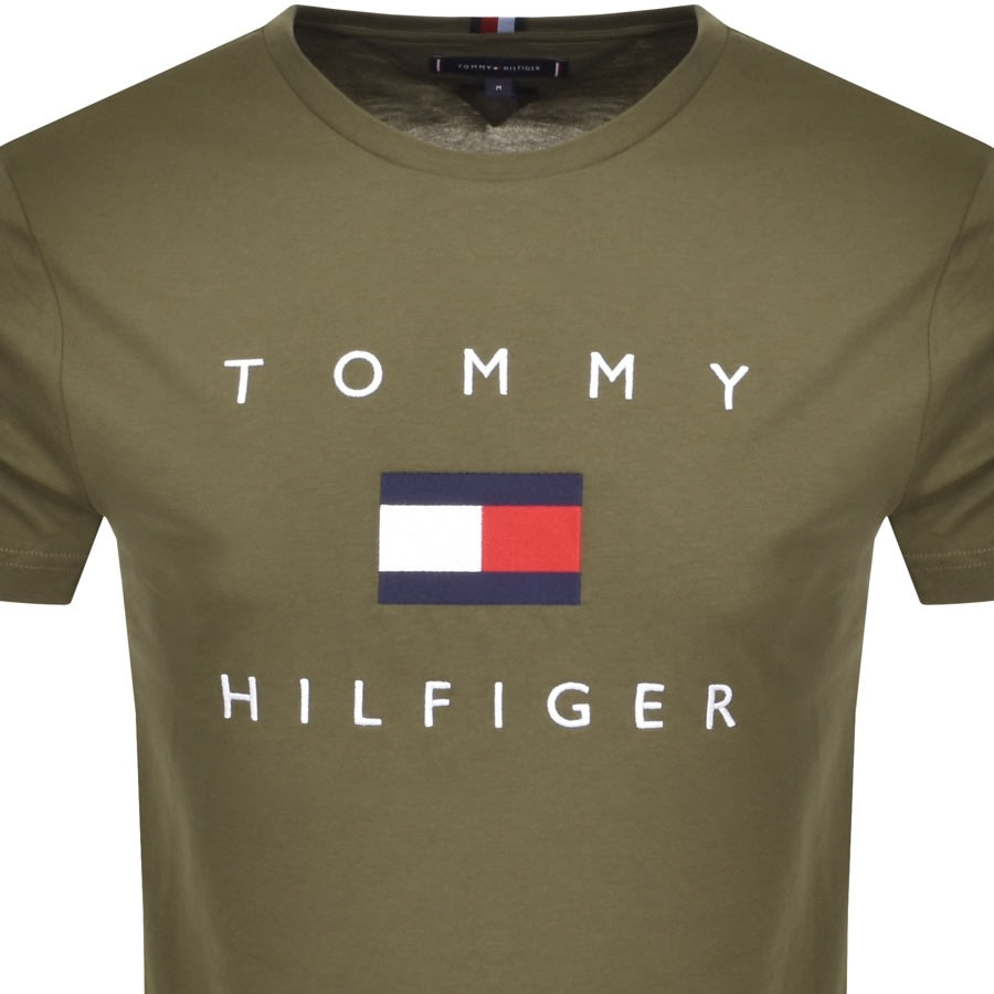 Alternative Image for ProductTommy Hilfiger Flag T Shirt Khaki2